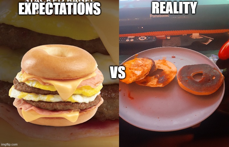 Expectations vs Reality | REALITY; EXPECTATIONS; VS | image tagged in funny | made w/ Imgflip meme maker