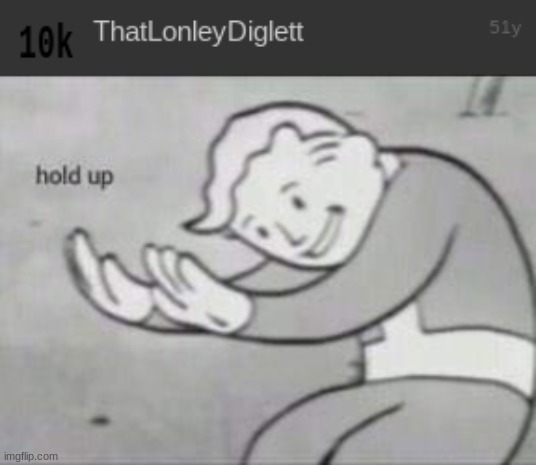 wot me | image tagged in fallout hold up | made w/ Imgflip meme maker