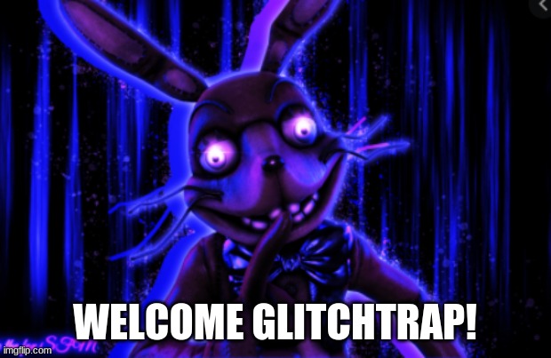 💜 Glitchtrap 💜  Fnaf characters, Fnaf memes, Afton