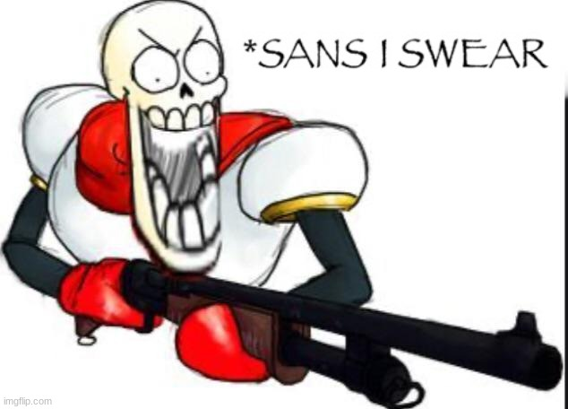 SANS I SWEAR Blank Meme Template