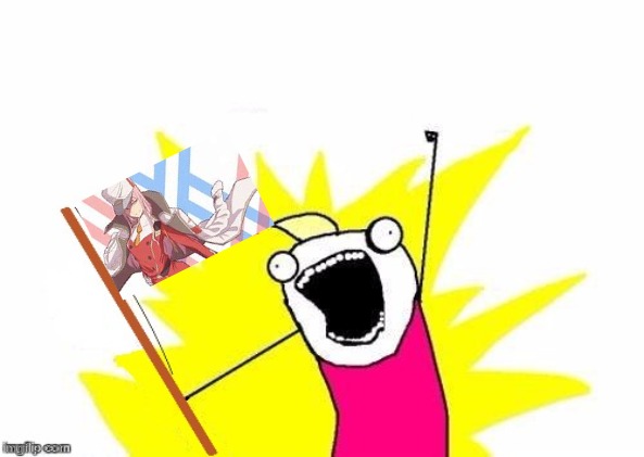 BOIS I HAVE FINISHED OUR ZEROTWO FLAG. Honest opinions only | image tagged in tik tok sucks,anti tik tok flag | made w/ Imgflip meme maker