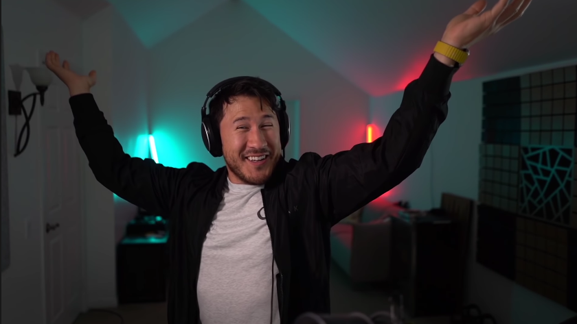High Quality Markiplier Confused Victory Blank Meme Template