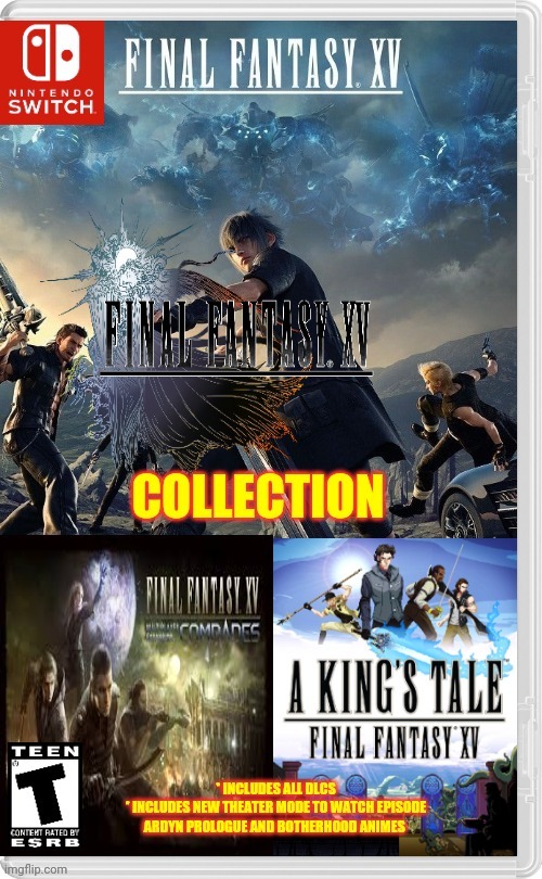 Man these things take way to much time. | image tagged in ffxv,final fantasy xv,final fantasy xv comrades,a king's tale,episode ardyn prologue,final fantasy xv botherhood | made w/ Imgflip meme maker