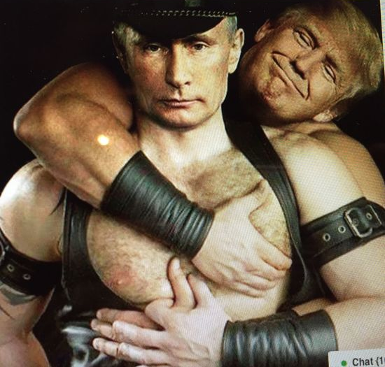 Vladimir Putin and America's national security threat, Trump Blank Meme Template