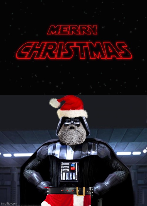 merry Christmas | image tagged in darth vader,merry christmas,star wars | made w/ Imgflip meme maker