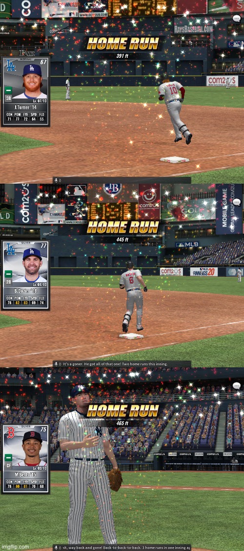 Back to back to back home runs in an electrifying 15:1 win @ Yankees | made w/ Imgflip meme maker