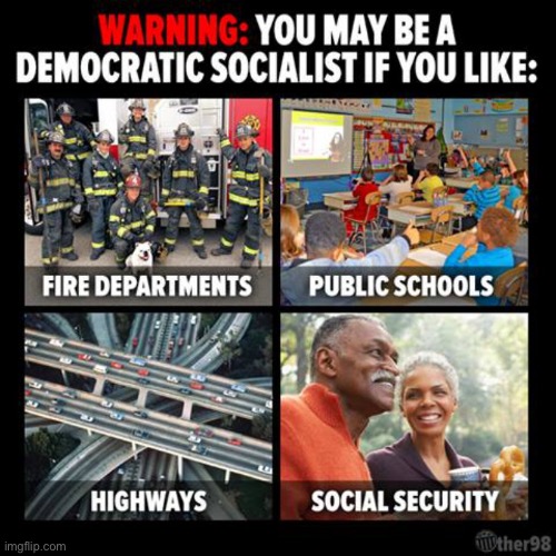 no we don’t want those things, everyone build your own roads maga | image tagged in bernie sanders denmark,maga,socialism,socialist,repost,reposts | made w/ Imgflip meme maker