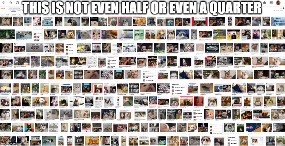 THIS IS NOT EVEN HALF OR EVEN A QUARTER | made w/ Imgflip meme maker