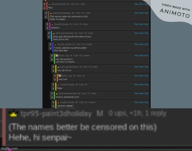 lmao they're n o t | made w/ Imgflip meme maker