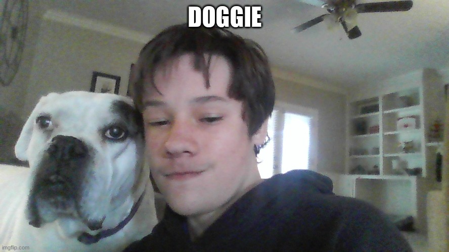 Dog reveal time boi | DOGGIE | image tagged in dog,dogs | made w/ Imgflip meme maker