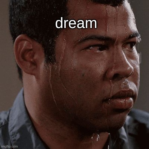 Sweaty tryhard | dream | image tagged in sweaty tryhard | made w/ Imgflip meme maker
