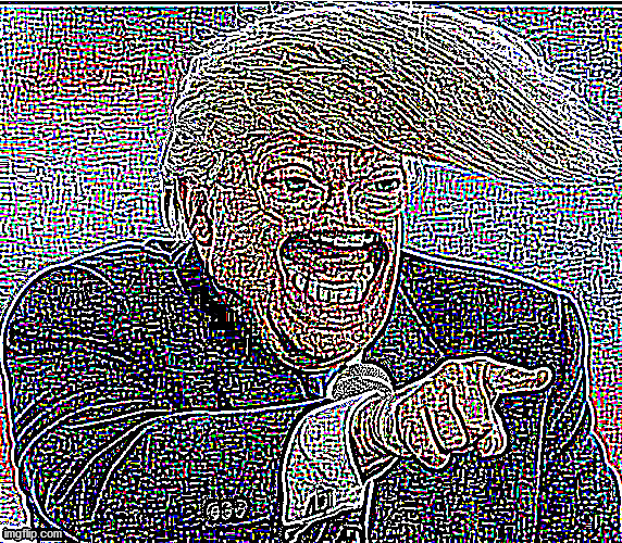 Deep Fried Donald Trump Blank Meme Template