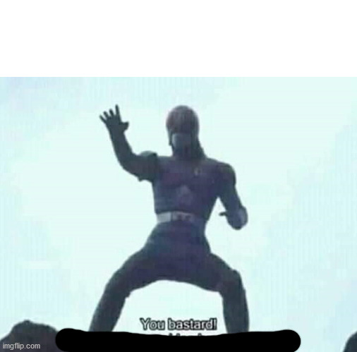 You bastard | image tagged in you bastard | made w/ Imgflip meme maker