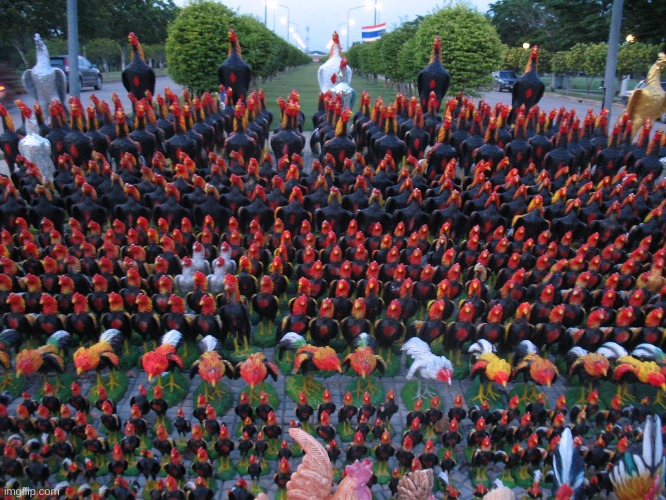 chicken army | image tagged in chicken army | made w/ Imgflip meme maker