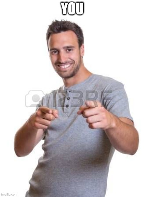 Guy pointing at screen | YOU | image tagged in guy pointing at screen | made w/ Imgflip meme maker