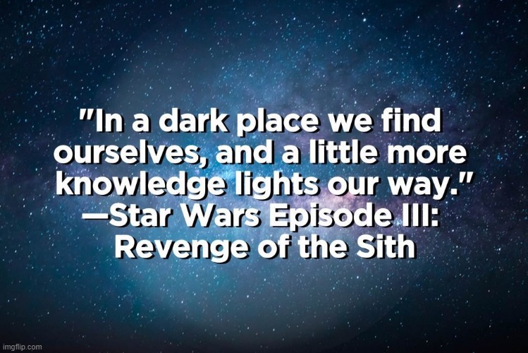 star wars quote | image tagged in quotes | made w/ Imgflip meme maker