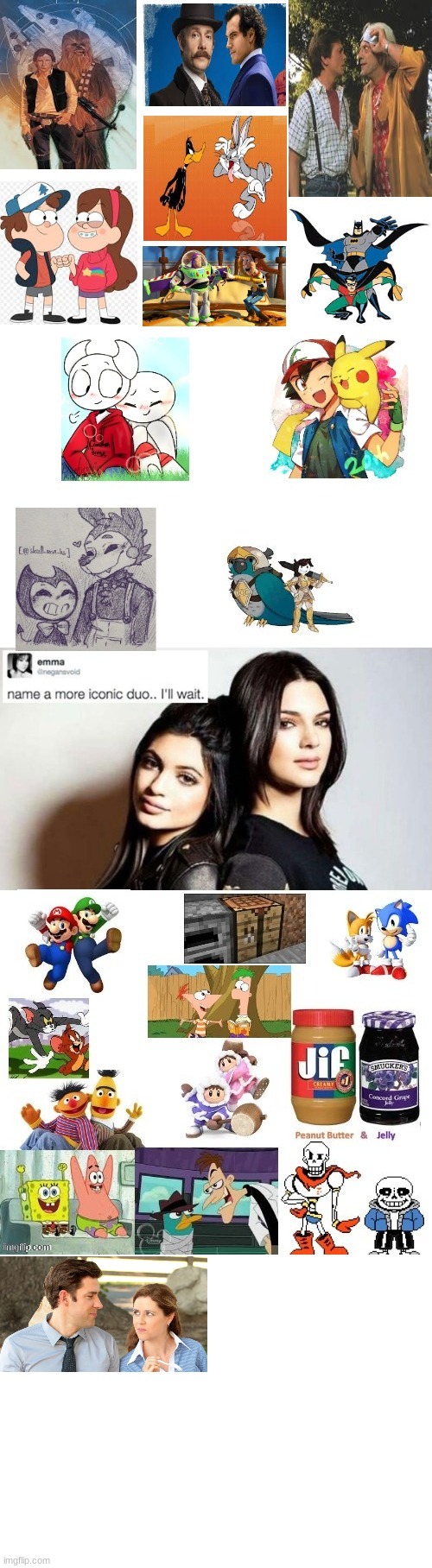 original is not mine but repost with more please | image tagged in name a more iconic duo,the best | made w/ Imgflip meme maker