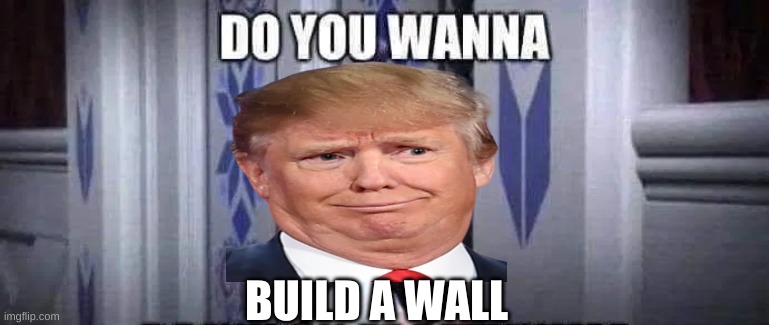 XD | BUILD A WALL | image tagged in trump,upvote,meme,gif | made w/ Imgflip meme maker