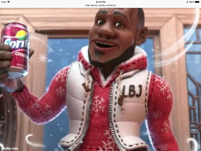 image tagged in wanna sprite cranberry | made w/ Imgflip meme maker