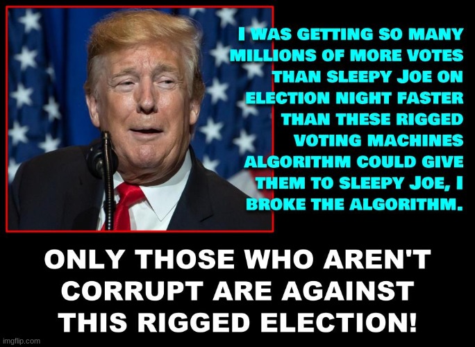 Anyone who can say with a straight face there's no evidence of voter fraud is either corrupt or a useful idiot | image tagged in 2020 elections,voter fraud,joe biden,democrats,political,politics | made w/ Imgflip meme maker