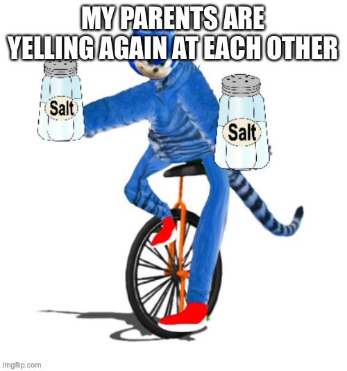 Salty tiger | MY PARENTS ARE YELLING AGAIN AT EACH OTHER | image tagged in salty tiger | made w/ Imgflip meme maker