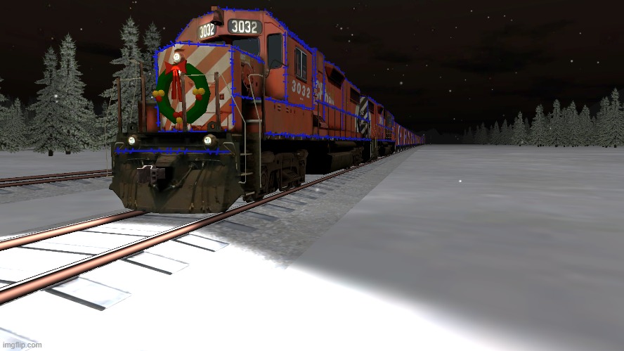 CP Holiday Train (Train Sim) | made w/ Imgflip meme maker