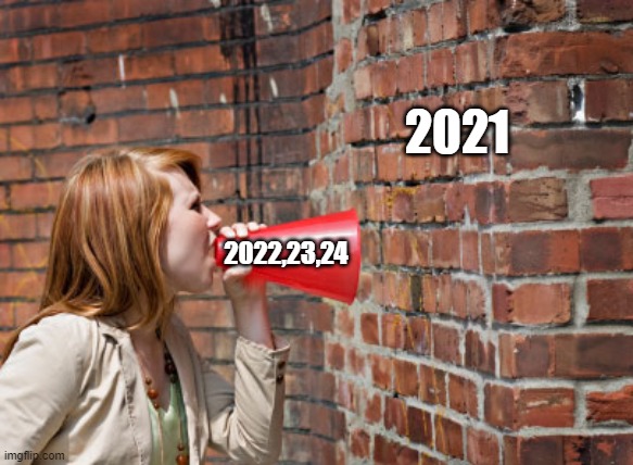 like talking to a brick wall | 2021 2022,23,24 | image tagged in like talking to a brick wall | made w/ Imgflip meme maker