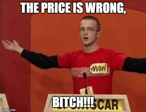 Aaron Paul on the Price is Right | THE PRICE IS WRONG, BITCH!!! | image tagged in aaron paul,the price is right,jesse pinkman,the price is wrong bitch,overbid | made w/ Imgflip meme maker