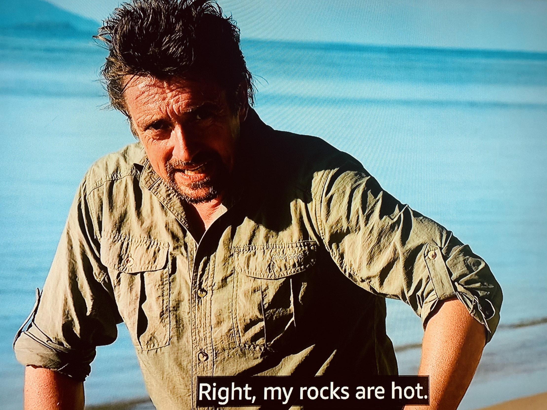 My Rocks Are Hot Blank Meme Template