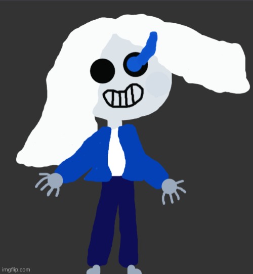 female sans I drew it - Imgflip