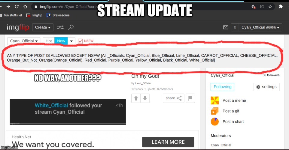 Ive Updated The Description | STREAM UPDATE | image tagged in idk,update,sus,cyan_official | made w/ Imgflip meme maker