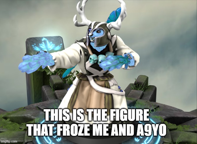 Ice witch, probably allied with the ice bears | THIS IS THE FIGURE THAT FROZE ME AND A9YO | made w/ Imgflip meme maker