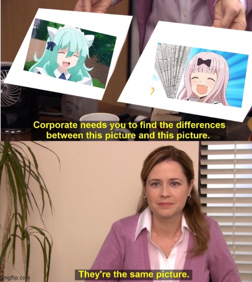 same vibe | image tagged in memes,they're the same picture,anime,anime meme | made w/ Imgflip meme maker