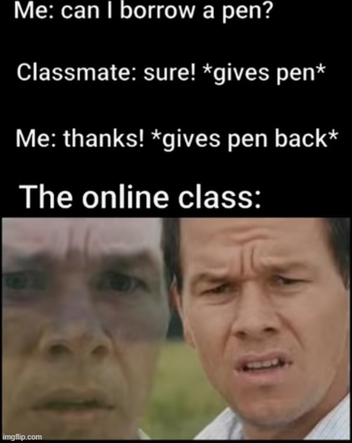 this can be real if you guys studying latin | image tagged in online school,online class,memes,fun | made w/ Imgflip meme maker