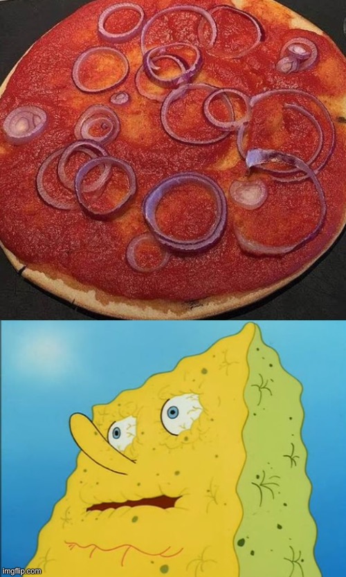 Vegetarian pizza? -________- | image tagged in spongebob - i don't need it by henry-c | made w/ Imgflip meme maker