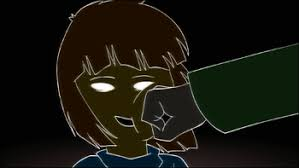 Glitchtale Chara punching Frisk- original creator: Camila Cuevas Blank Meme Template