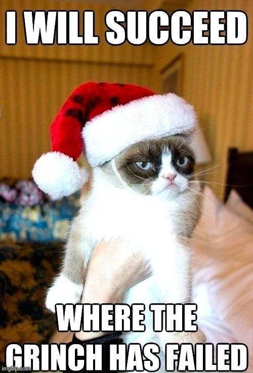 Merry christmas peeps | image tagged in grumpy cat christmas | made w/ Imgflip meme maker