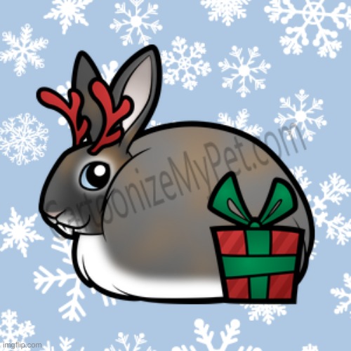 A cute christmas bunny loaf for you guys! | made w/ Imgflip meme maker