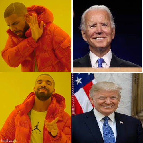 Trups the best | image tagged in memes,drake hotline bling | made w/ Imgflip meme maker