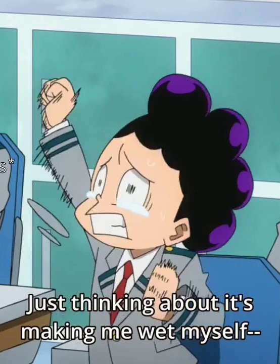 Mineta Just thinking about it's making me wet myself Blank Meme Template