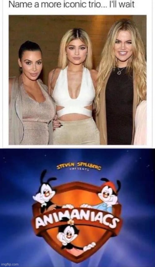 image tagged in name a more iconic trio | made w/ Imgflip meme maker