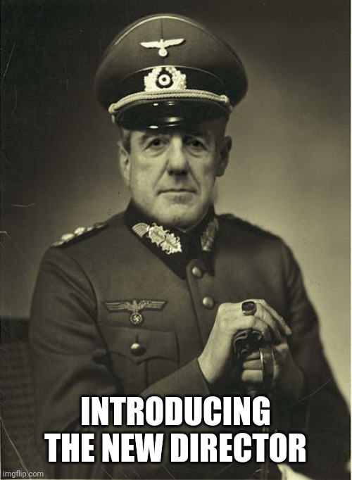 Good Guy Mueller | INTRODUCING THE NEW DIRECTOR | image tagged in good guy mueller | made w/ Imgflip meme maker