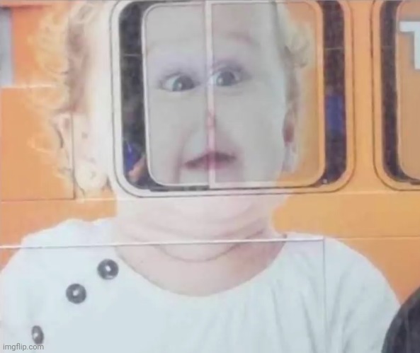 Retarded bus window child | image tagged in retarded bus window child | made w/ Imgflip meme maker