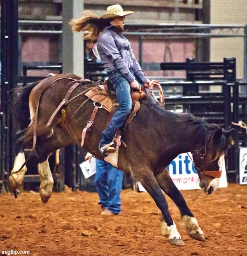 Bronc riding | made w/ Imgflip meme maker
