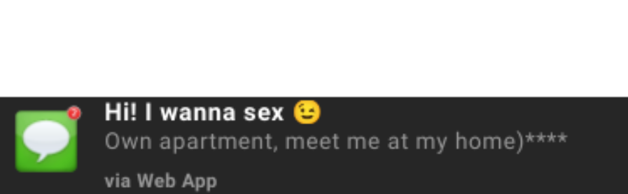 Hi! I Wanna Sex ;) (With Spacing) Blank Meme Template