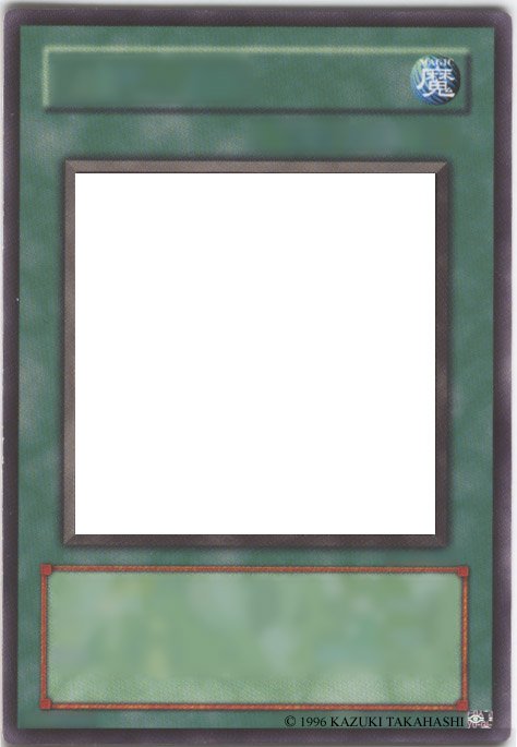 High Quality Empty Magic Card Blank Meme Template