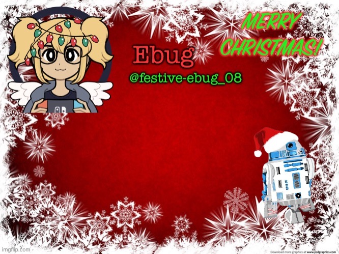 Festive ebug 2 Blank Meme Template