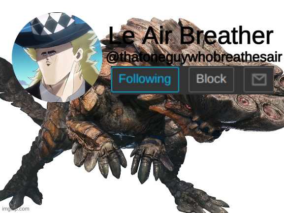 Thatoneguywhobreathesair's announcement template Blank Meme Template