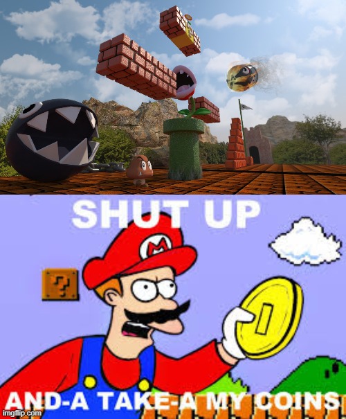 If this really exists... | image tagged in shut up and take my coins,realistic mario,i'll take your entire stock,even though i can't,lol | made w/ Imgflip meme maker