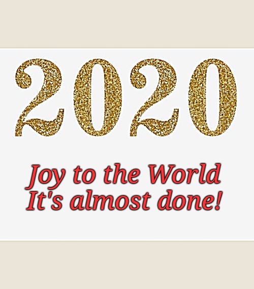 End of 2020 | Joy to the World
It's almost done! | image tagged in happy new year,2020 sucks | made w/ Imgflip meme maker